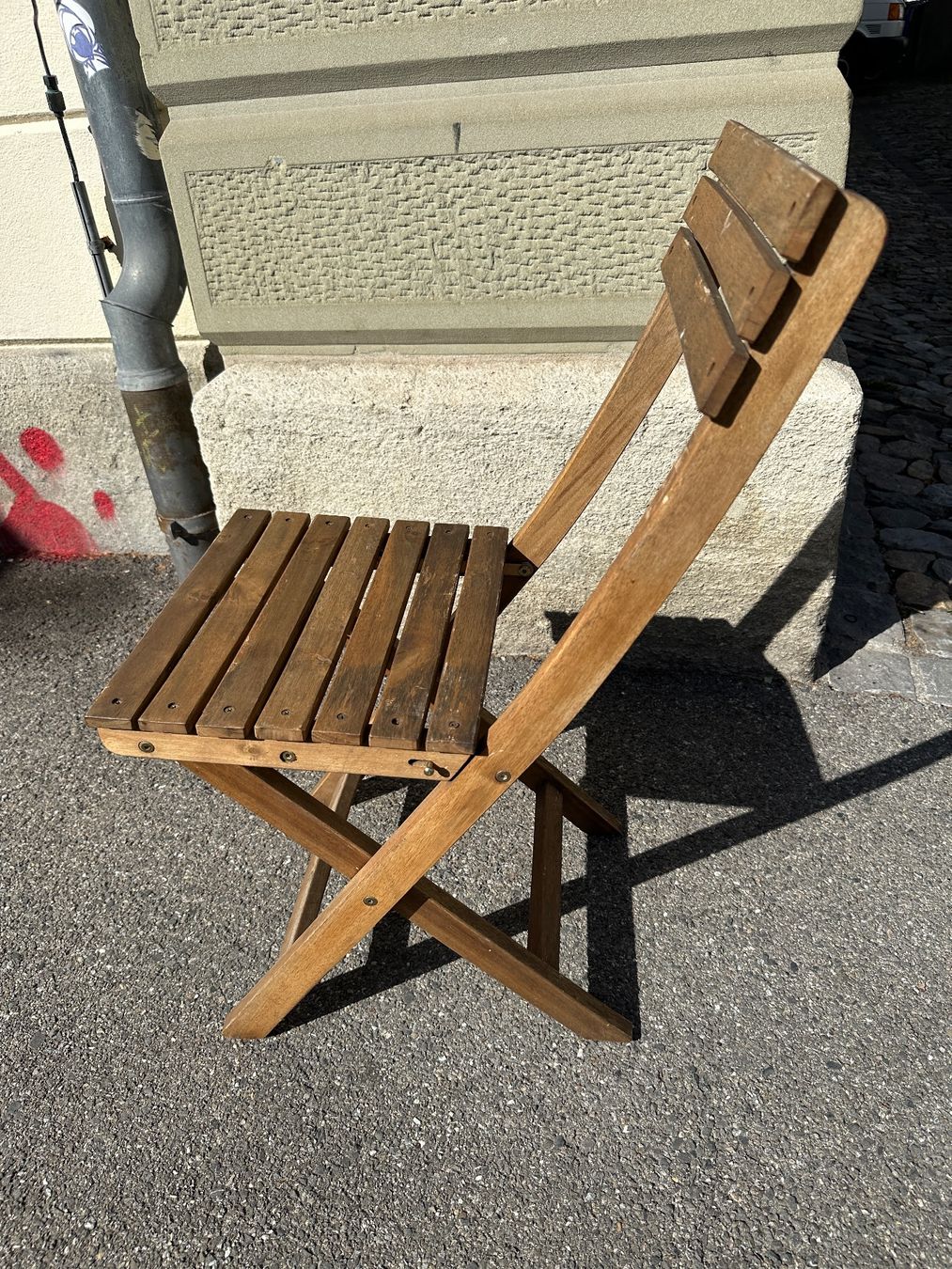 Sedie: Holzklappstuhl Gartenstuhl – Usato da Zürich venduto da atlantis77 2