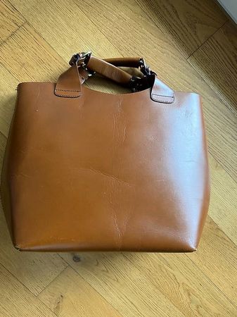 Leather Bag - ZARA 