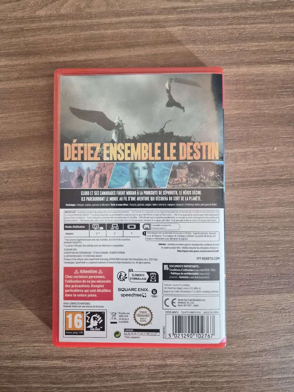 Nintendo Giochi: Final Fantasy VII 7 Rebirth Switch 2 – Nuovo (secondo la descrizione) da Bernex venduto da dam_nfy5 2
