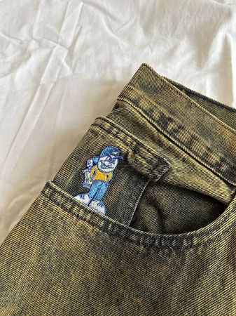Polar 93! Yellow/black jeans
