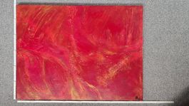 Abstraktes Acrylbild, handgemalt 80x60cm