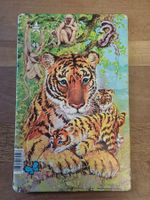 Puzzle, Karton, Tiger mit Tiger-Baby, 15 Teile