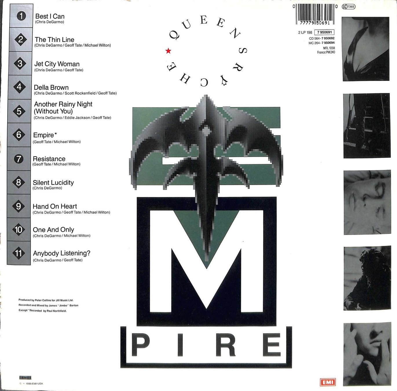 Schallplatten: LP: Queensryche - EMPIRE 2 LPs – Gebraucht aus Trimmis von Dres2 1