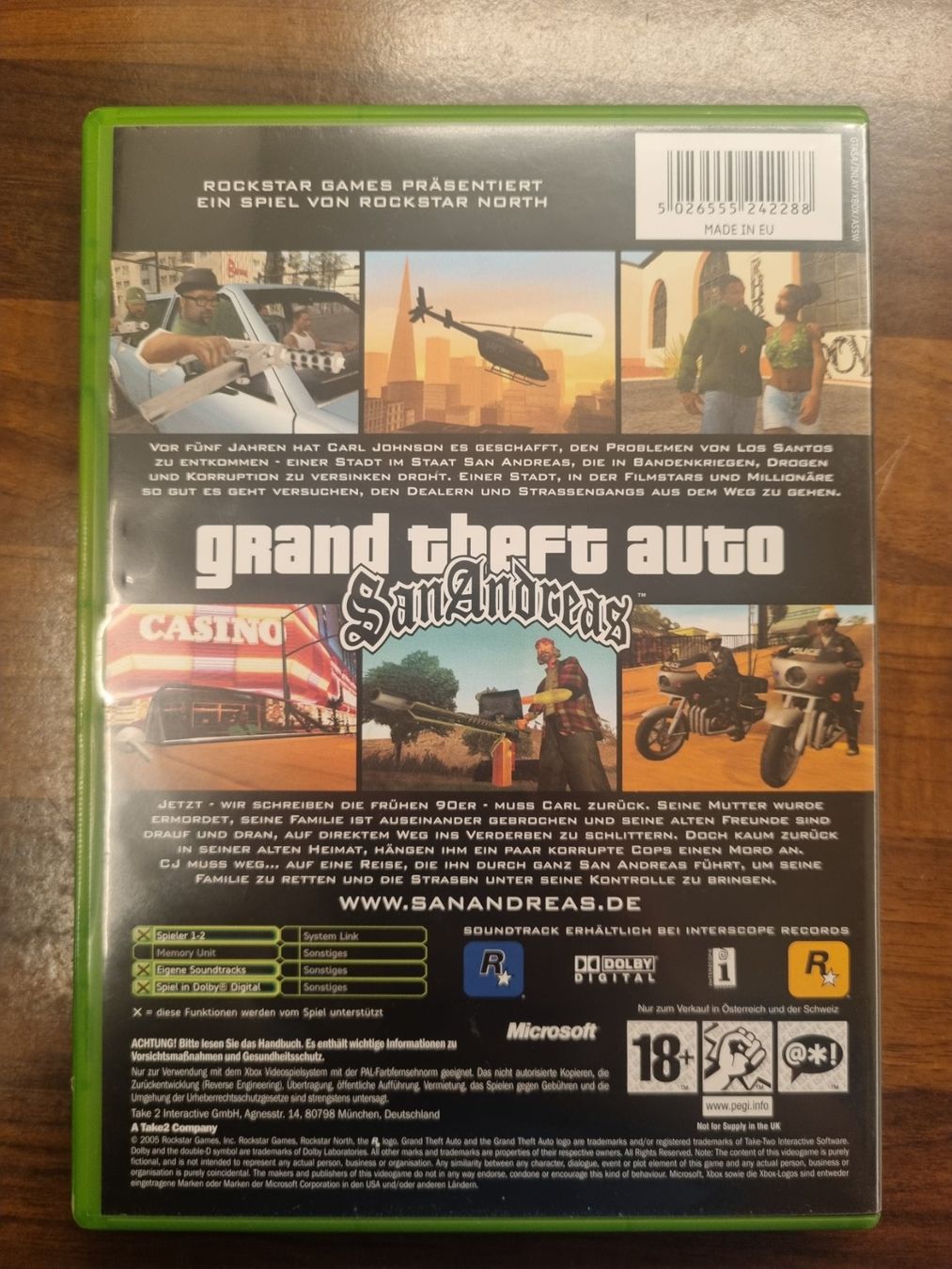 Microsoft Giochi: Grand Theft Auto San Andreas Xbox – Usato da Pollegio venduto da Isaiaaaa96 1