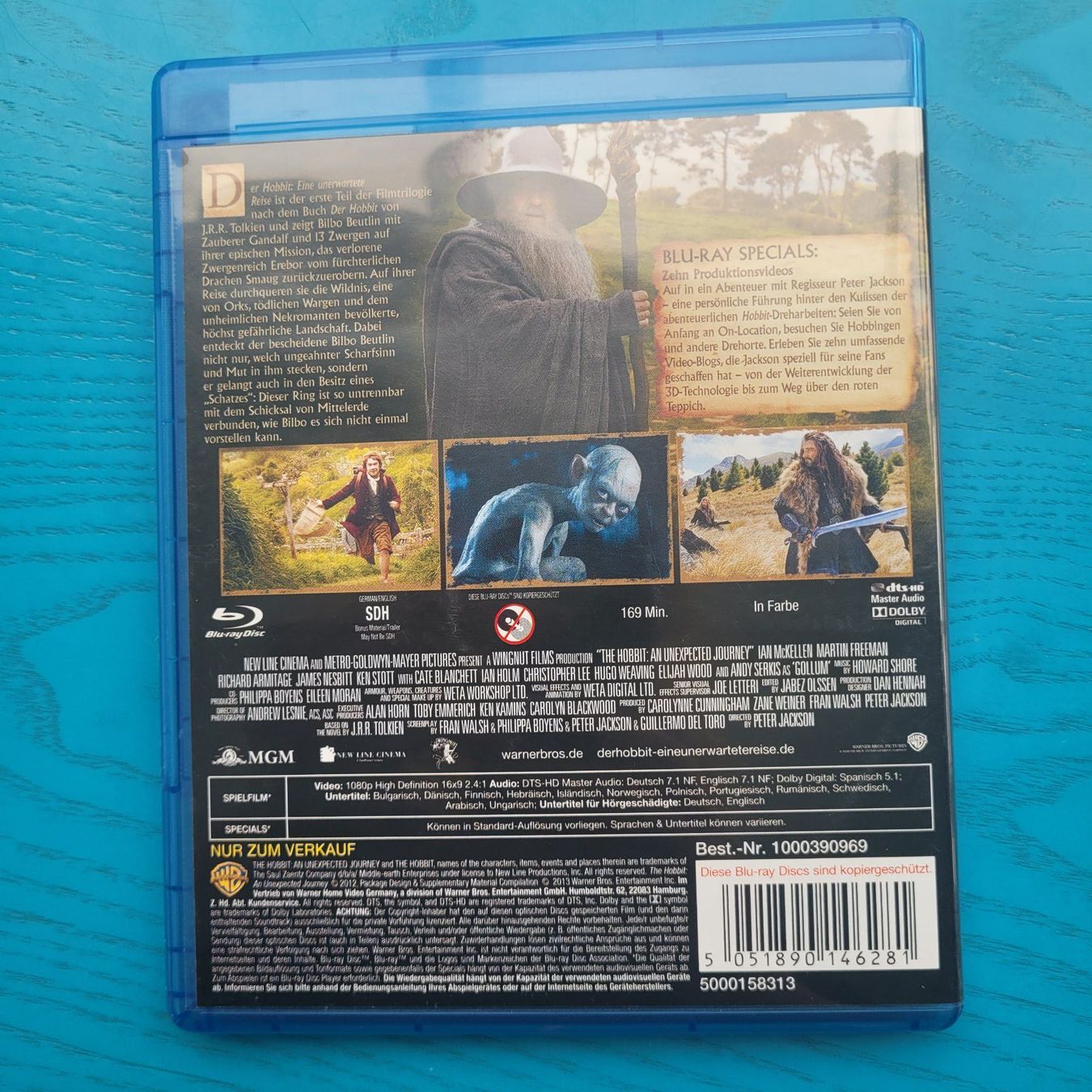 Alle DVDs: Der Hobbit, eine unerwartete Reise-Blu ray – Gebraucht aus SCHÜBELBACH von CoKaHa 1