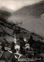 Flugaufnahme Quarten (St.G.). Blick gegen Murg und Walensee