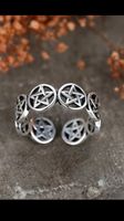 Ring mit Pentagramm(One Size) /  Nr.3