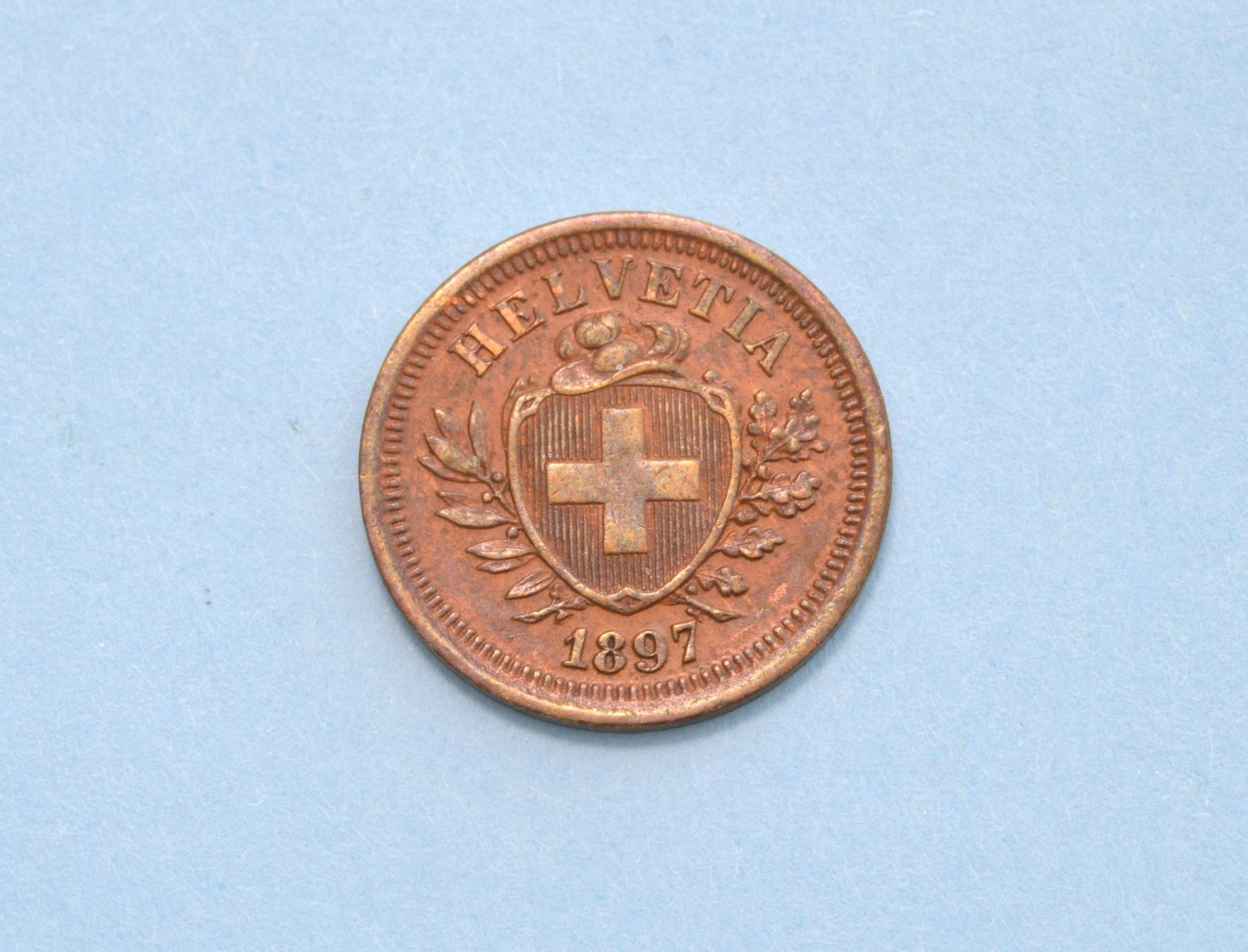 Tutti le monete: 1 Rappen 1897 – Usato da Oberglatt ZH venduto da dil_85sh 2