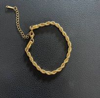 18K vergoldetes Kordel Armband