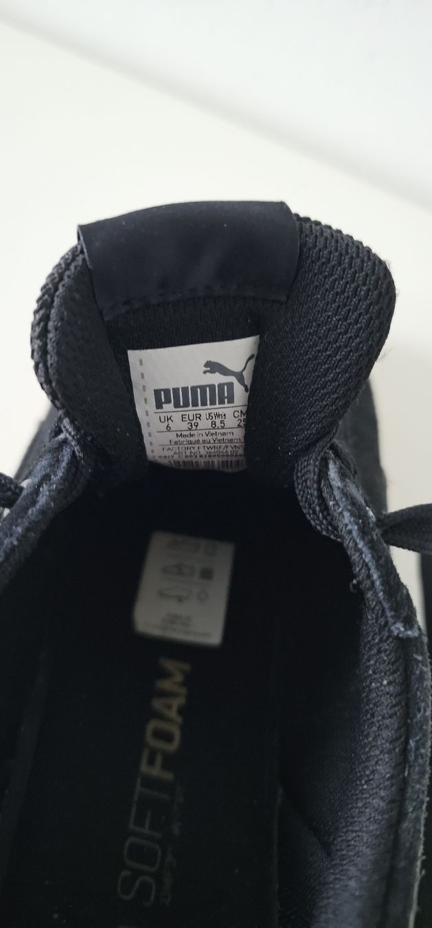 Puma Damenschuhe: Wildleder Sneaker Puma Gr 39 schwarz – Neu und originalverpackt aus Luzern von TausendD 4