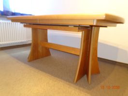 Ausziehtisch aus Holz hell gebraucht guter Zustand
