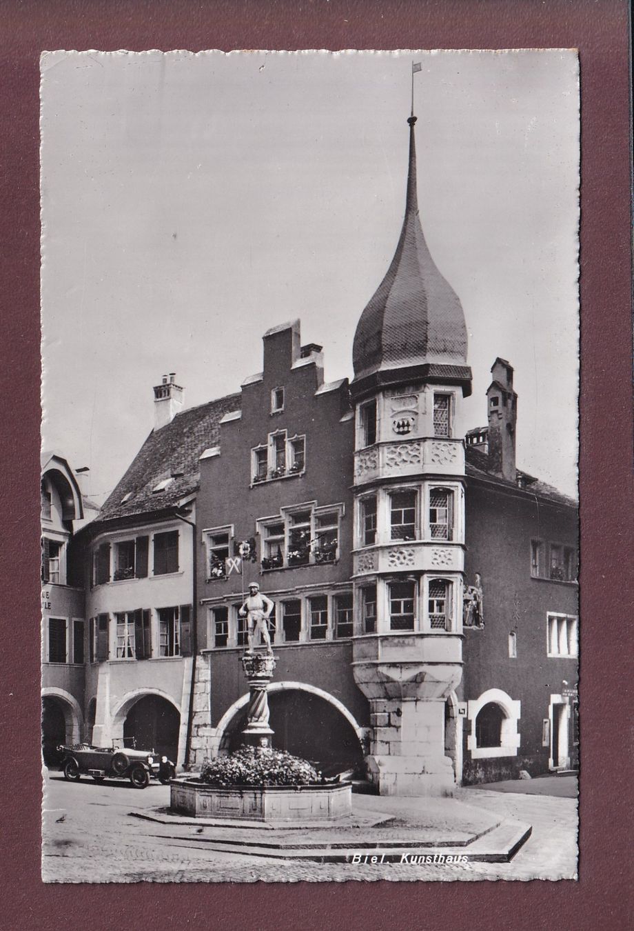 Ansichtskarten: BIEL - Kunsthaus – Gebraucht aus Pully von nicecards