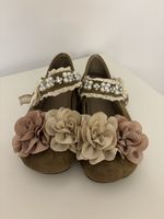 Verspielte Ballerinas, Gr. 38 mit Blumen Applikation 🌸