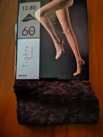 Ellen amber Strümpfe braun / Collants brun S