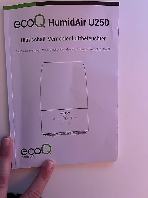 Umidificatori d'aria: ecoQ HumidAir U250 Luftbefeuchter – Usato da Winkel venduto da mhubi67 1