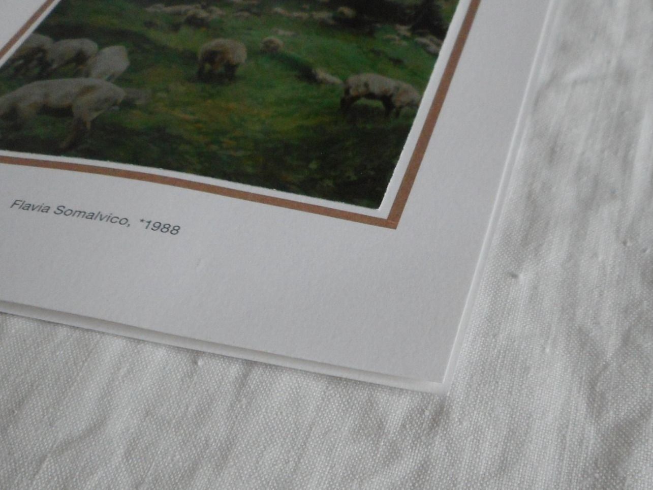 Cartoline postali: Kunstkarte - Flavia Somalvico – Nuovo e nell'imballaggio originale da Niederlenz venduto da Berghem 1