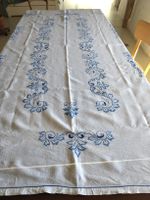 Wunderschöne Vintage Tischdecke mit Servietten, Handarbeit
