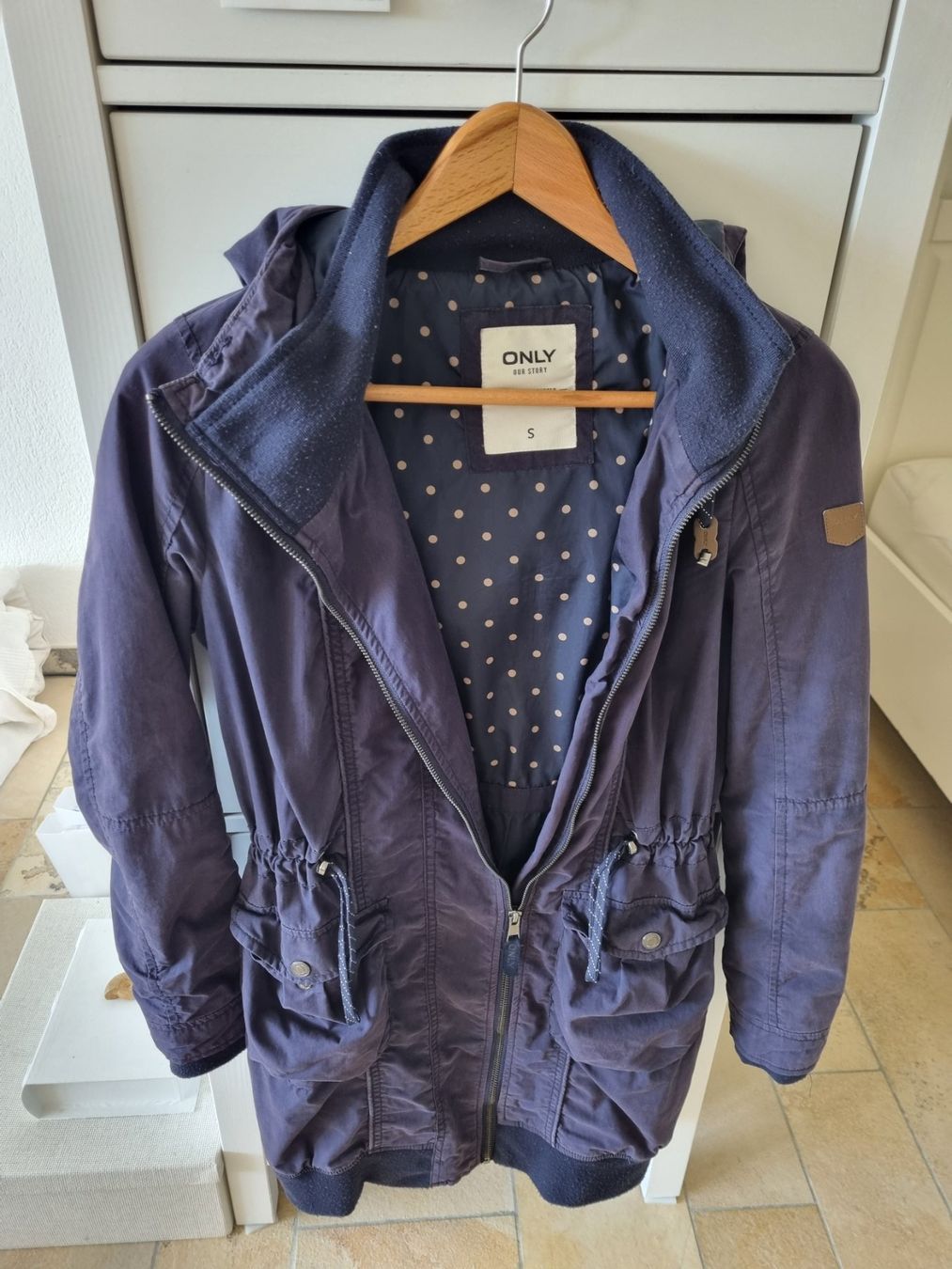 Only Giacche: ONLY Übergangsjacke, Damen Grösse S – Usato da Jona venduto da YinYang9