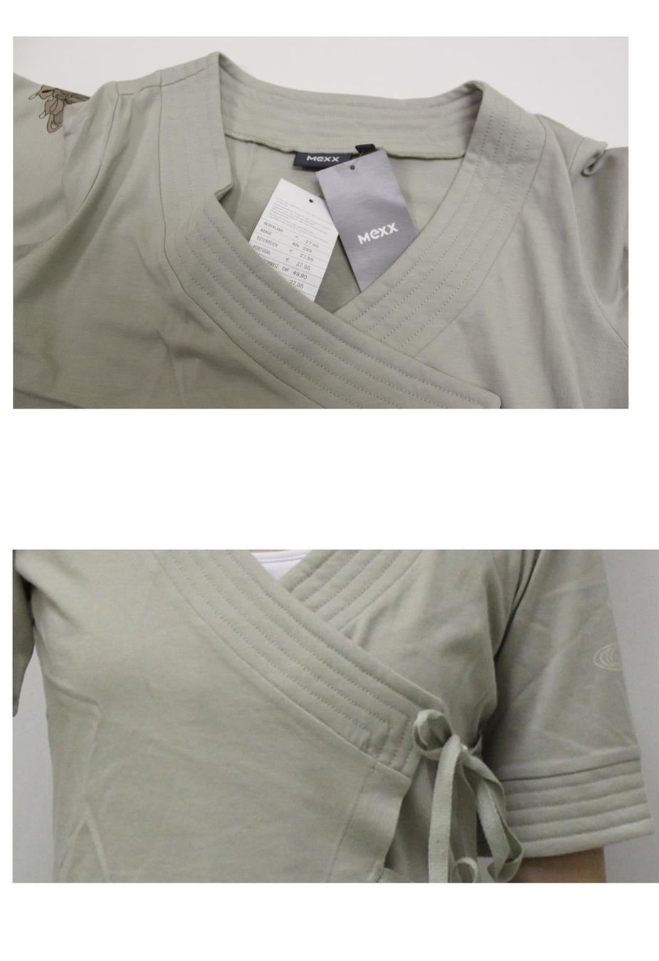 Mexx Camicette: Mexx  Bluse Pulli Jäckli /Lp:49.90/ beige/Gr.L /neu – Nuovo e nell'imballaggio originale da Wohlenschwil venduto da ABC-Vintage 6