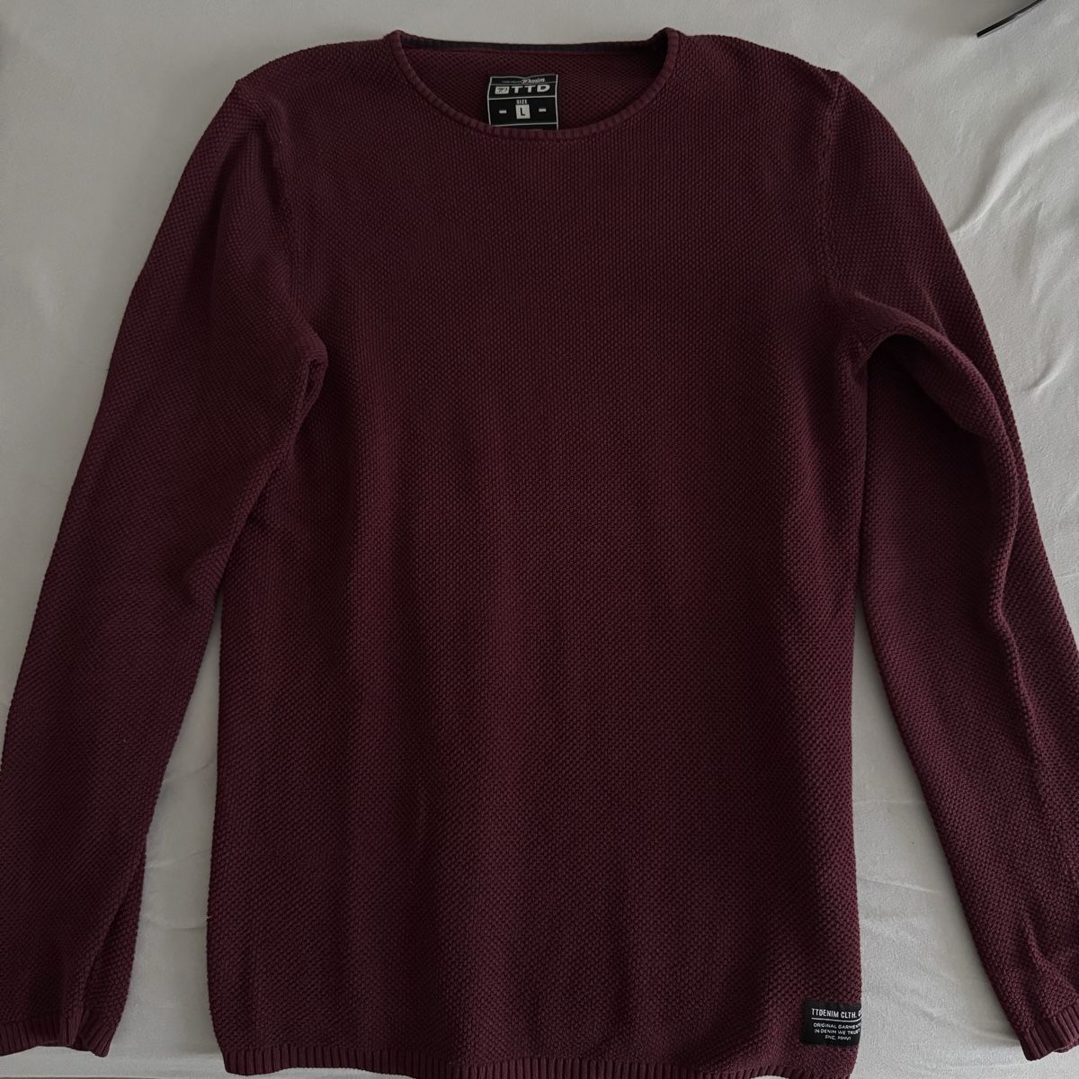 Tom Tailor Maglioni & Felpe: Tom Tailor Pullover dunkelrot Grösse L – Usato da Hinwil venduto da norisenya
