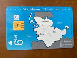 Telefonkarte Deutschland Vogelfluglinie
