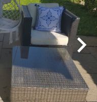 Rattan Tisch und oder Sessel