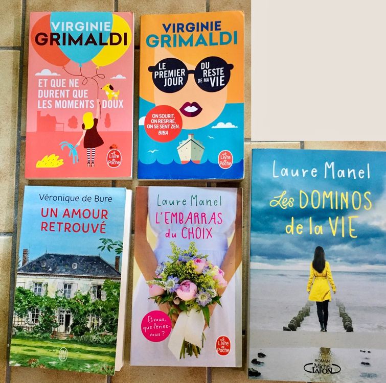 5 romans feelgood Grimaldi, Manel, De Bure Acheter sur Ricardo