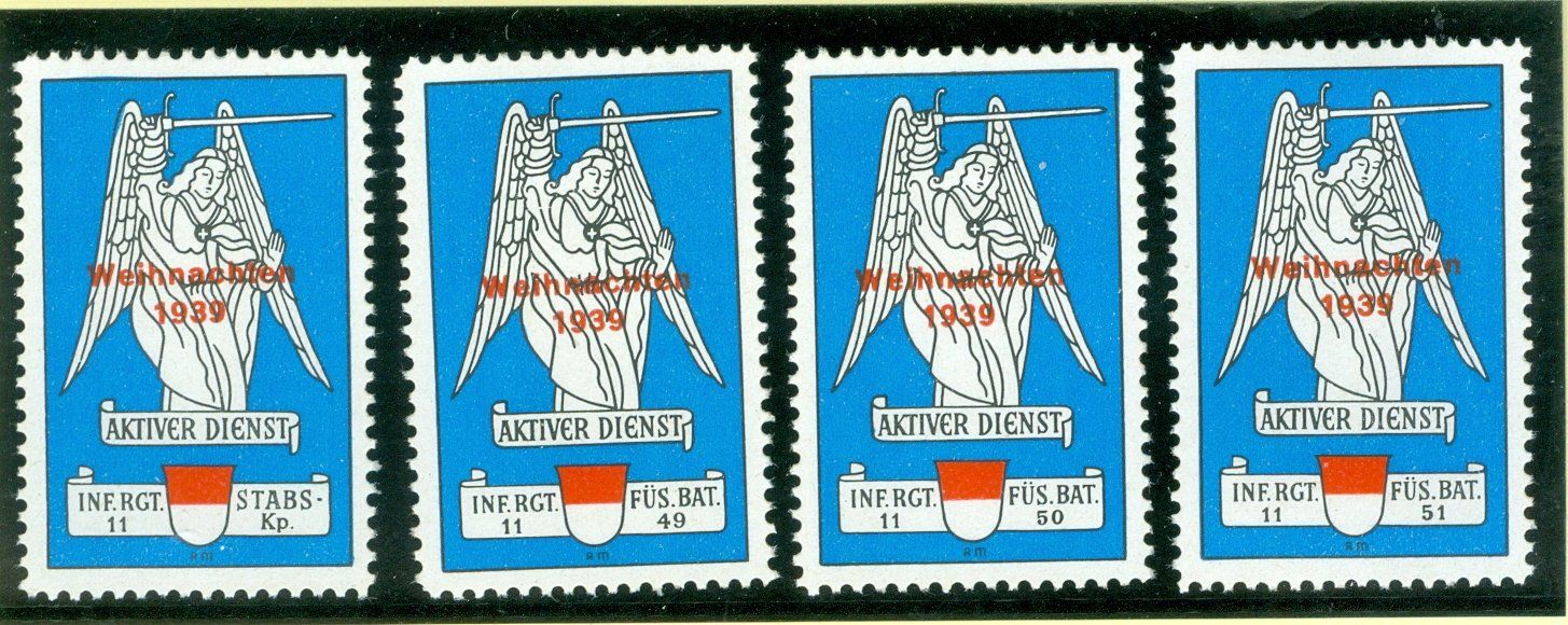 Alle Briefmarken: Inf Rgt 11 – Gebraucht aus Zürich von yago-rot