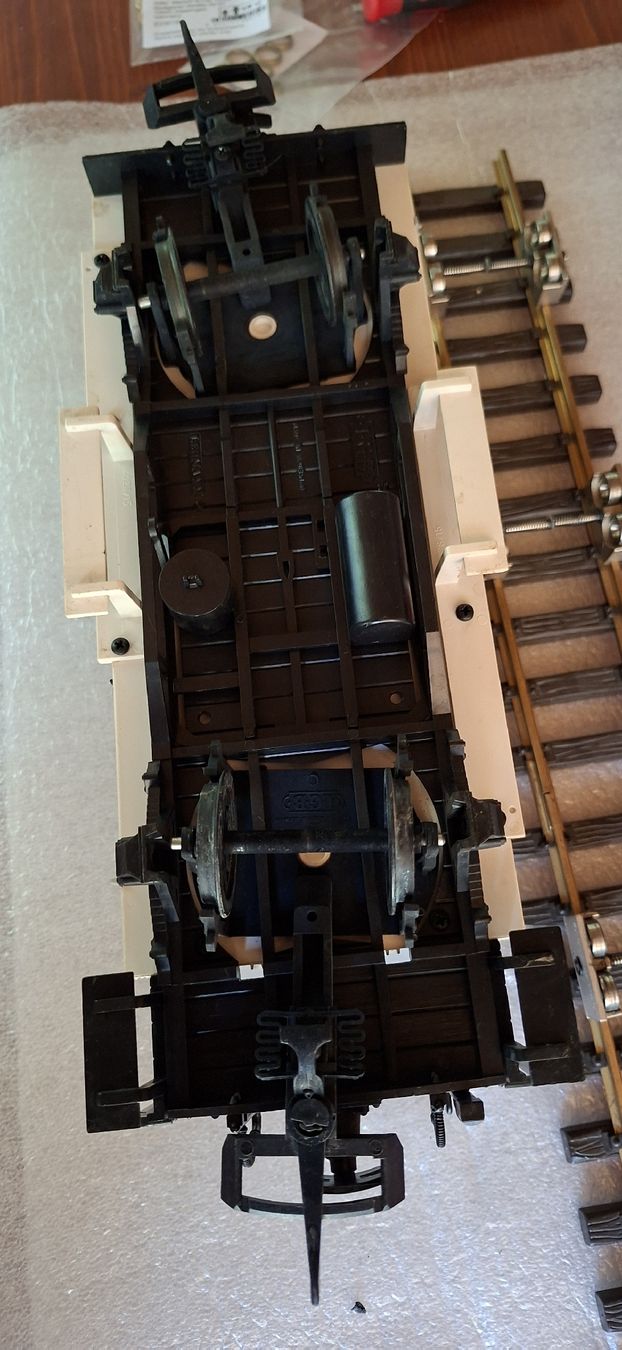 LGB Modellini di ferrovie: LGB Güterwagen Appenzeller Käse  – Usato da Münsingen venduto da wd65 5