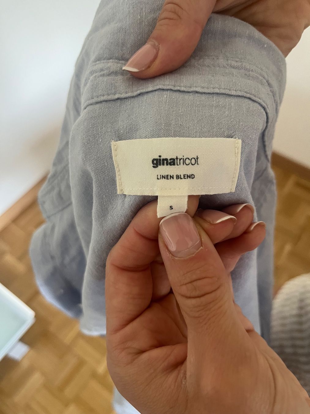 Camicette: Leinenhemd Damen Hellblau Grösse S guter Zustand – Usato da Zürich venduto da giu_j77x 5