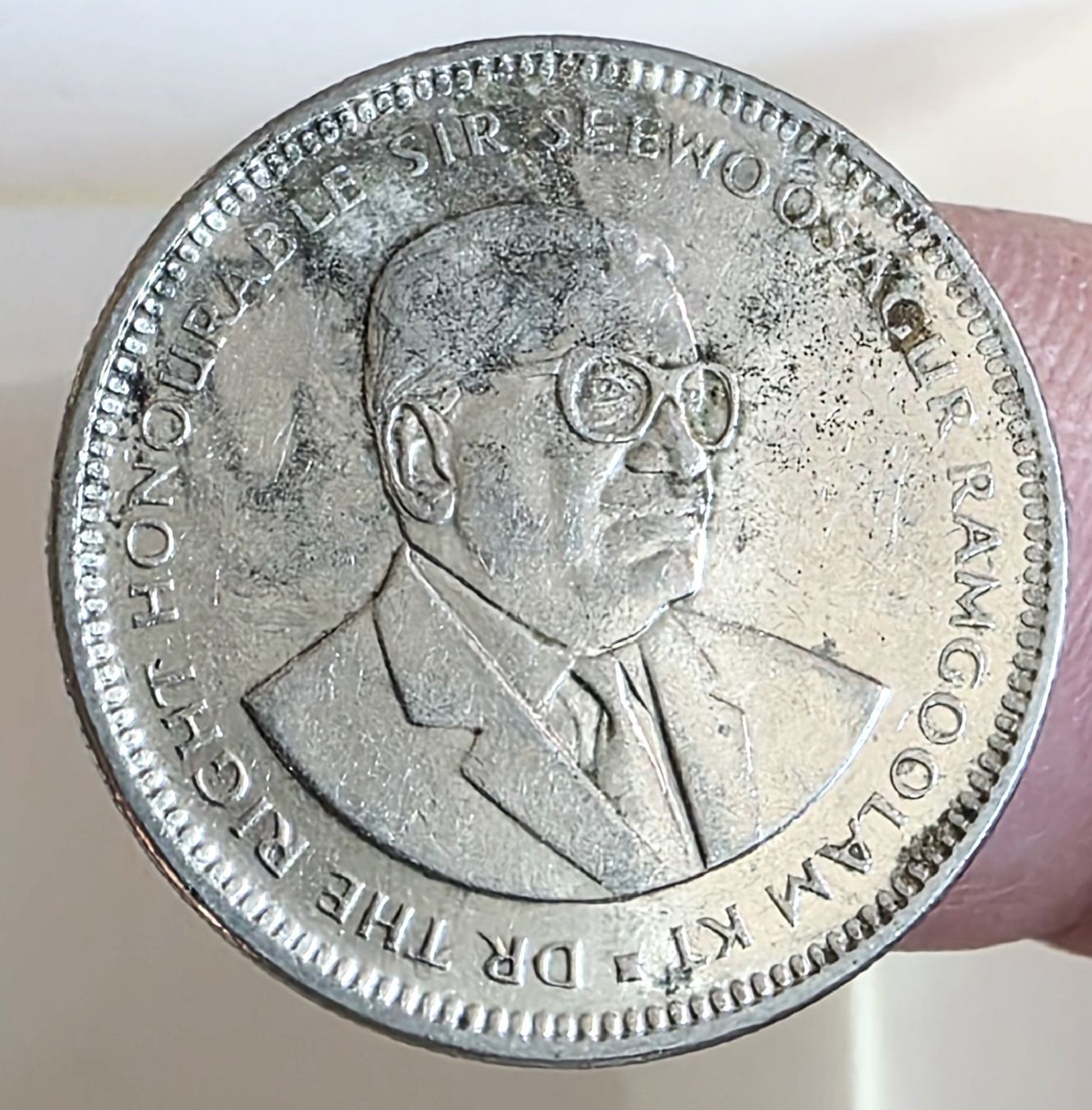 Toutes les monnaies: MAURITIUS HALF RUPEE 1987 – D'occasion à winterthur par CoinPassion 1