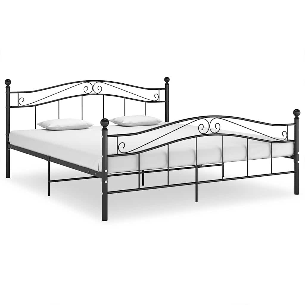 Lits: Bett Schwarz Metall 140x200 cm – Neuf avec emballage d'origine à Zug par Cheap-Shop 1