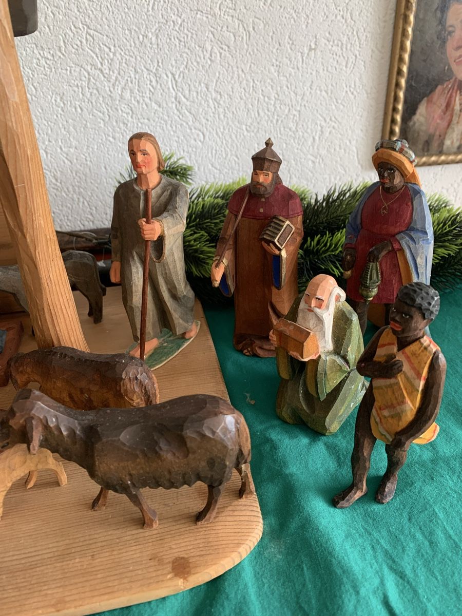Figuren: Komplette Weihnachtskrippe Hugler Brienz 22 teilig  – Gebraucht aus Rothrist von Oddymanliane 1