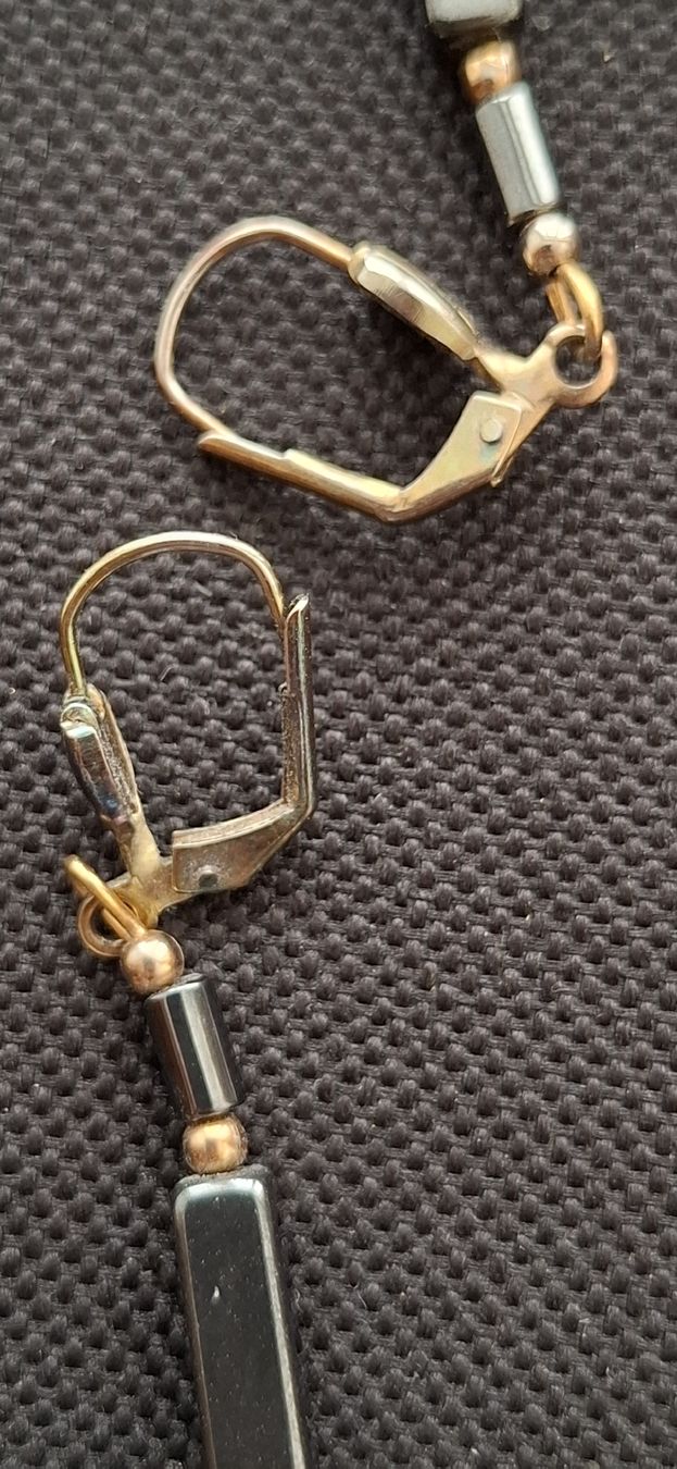 Boucles d'oreille: Vintage-Hämatit-Ohrhänger – D'occasion à Luzern par Freesmurf 2