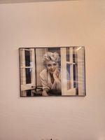 Wandbild Marilyn Monroe mit Rahmen gebraucht guter Zustand
