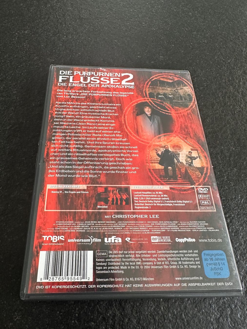 Tutti i DVDs: Die purpurnen Flüsse 2 - DVD – Usato da Flüelen venduto da sas_pl7j 1
