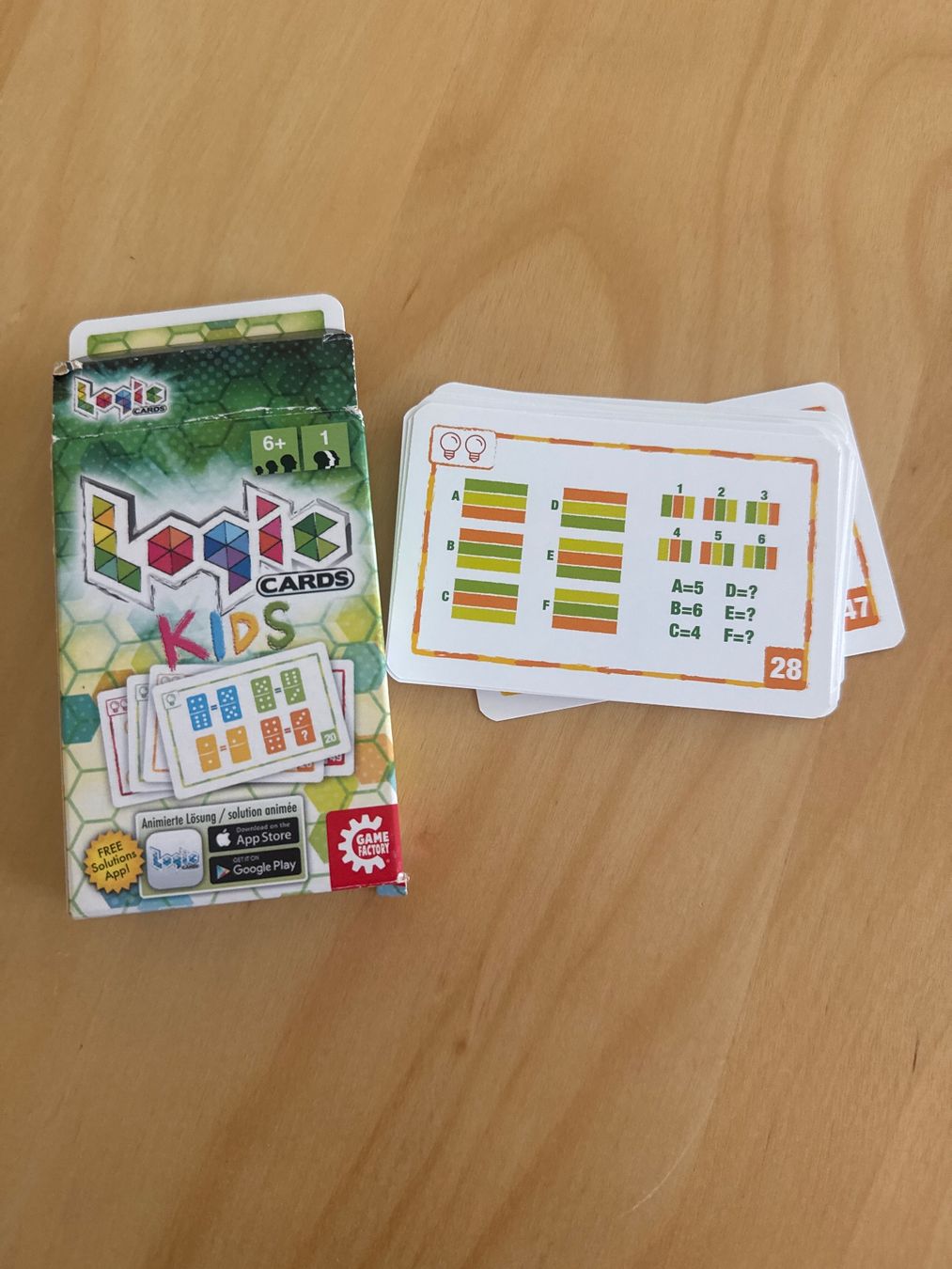Giochi: Logic Cards Kids Spiel – Usato da Goldach venduto da Hibiskus23 2