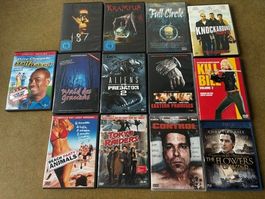 DVD Sammlung 12 Filme gemischte Genres- Wiitergäh
