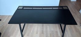 IKEA UTESPELARE Gaming Schreibtisch schwarz