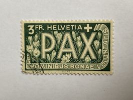 Pax 1945, 3 Fr. Gest.top erhaltenes Sammlerstück!