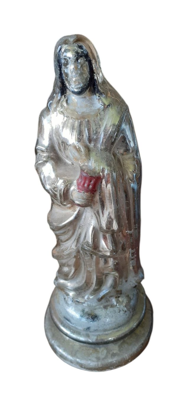 Statuette: Figur Bauernsilber Jesus 19. Jahrhundert – Usato da Mörschwil venduto da antiksalon21