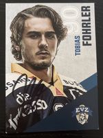 EVZ Zug - Tobias Fohrler - Original Autogrammkarte Selten!