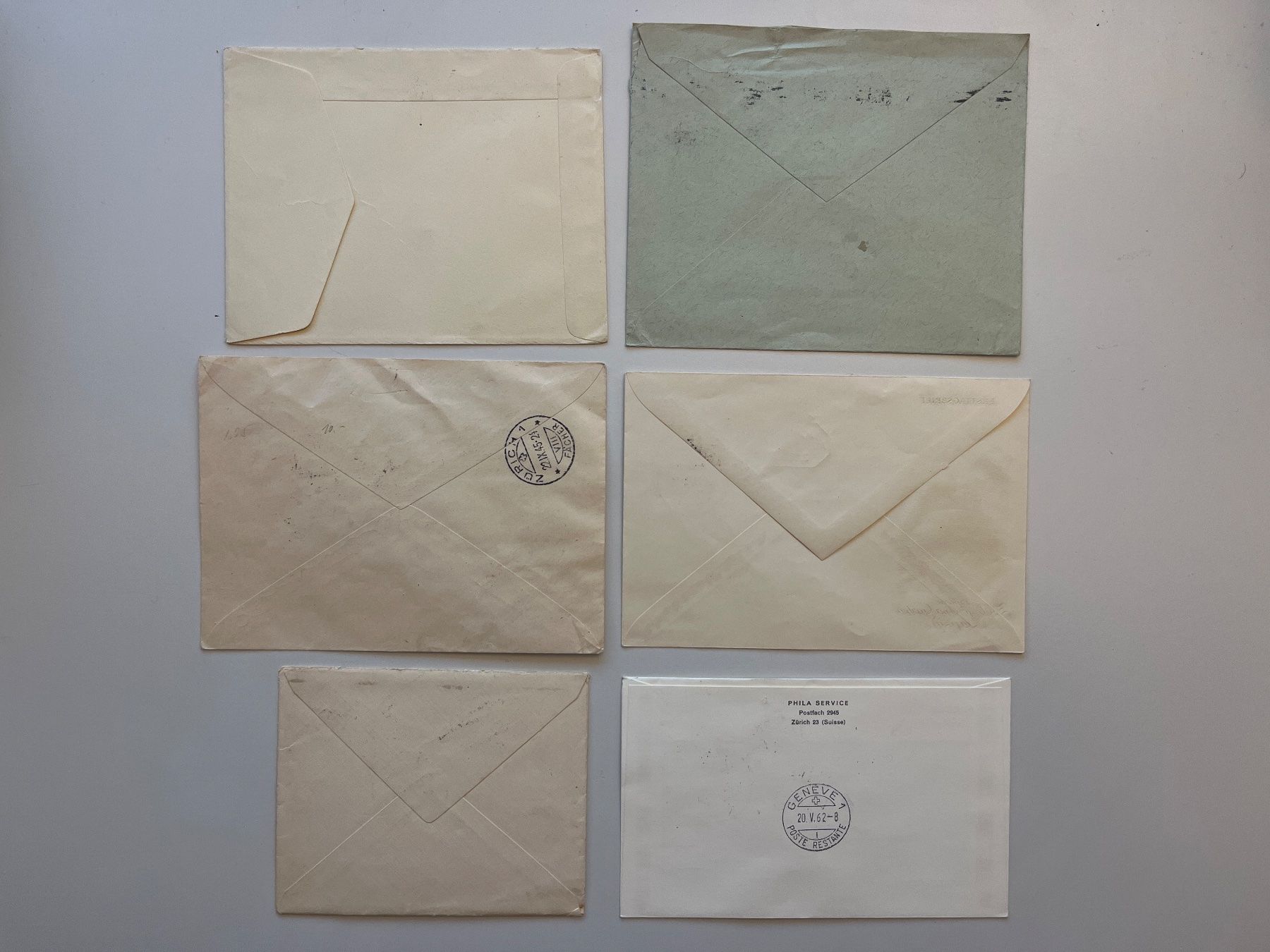 Alle Briefmarken: Ganzsachen Diverse – Gebraucht aus Adliswil von derrick0825 1