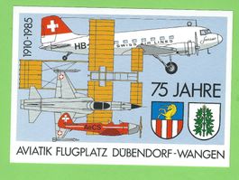 Flugplatz Dübendorf-Wangen 75 Jahre
