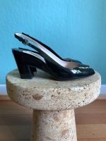 Lackleder Slingback PRADA Gr. 38,5