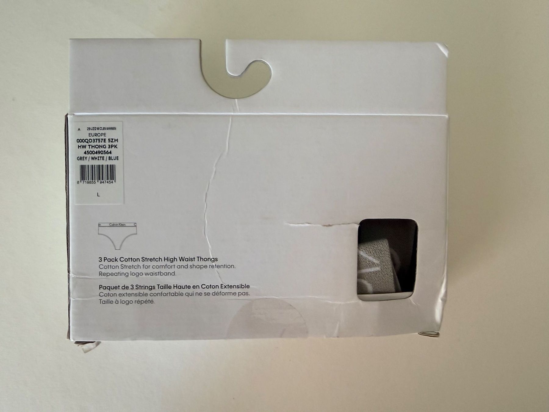 Altra biancheria intima: CALVIN KLEIN, High Waist String, Grösse L, 3 Stück – Nuovo e nell'imballaggio originale da Rudolfstetten venduto da gst_g7xl 2