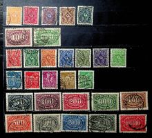 ALLEMAGNE DEUTSCHES REICH TIMBRES OBLITÉRÉS 1922 / T981