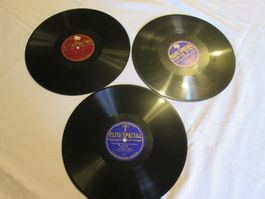 Lot de 3 disques vinyles Elite Special 78T Suisse (290)