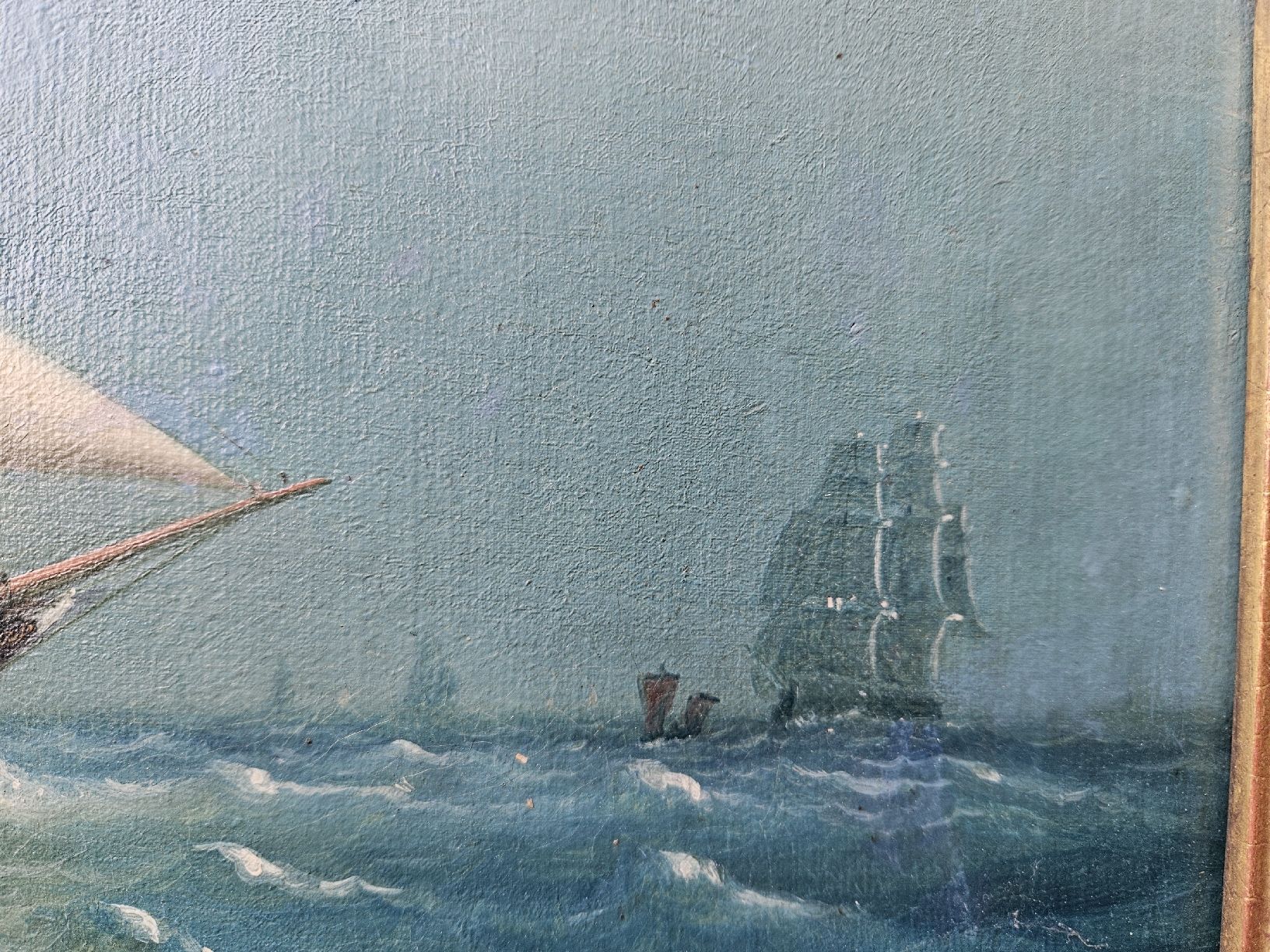 Dipinti: gemälde schiff – Usato da Schwellbrunn venduto da Omega-alpha 5