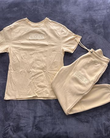 Ensemble SikSilk jaune décontracté, taille S